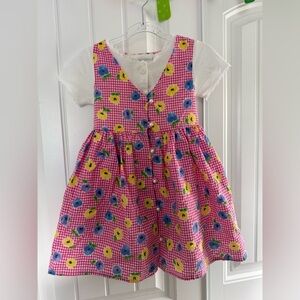 Speechless Girls Dress – Size 5 – Vintage Floral 2-in-1 Style